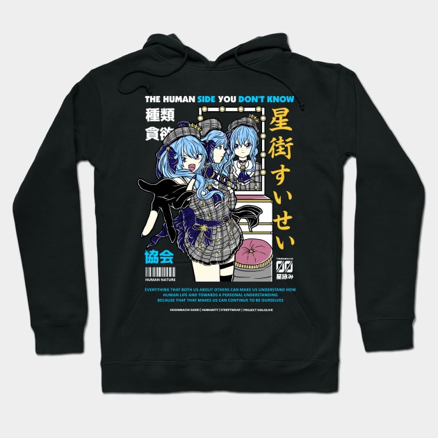 Hololive Japan Hoshimachi Suisei Hoodie by Waifuku Merch